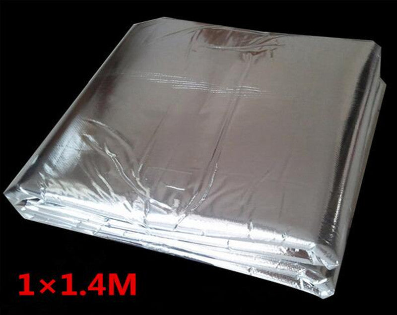 Aluminum Foil Sound Deadener Car Heat Shield Insulation Deadening Mat Hood Pad