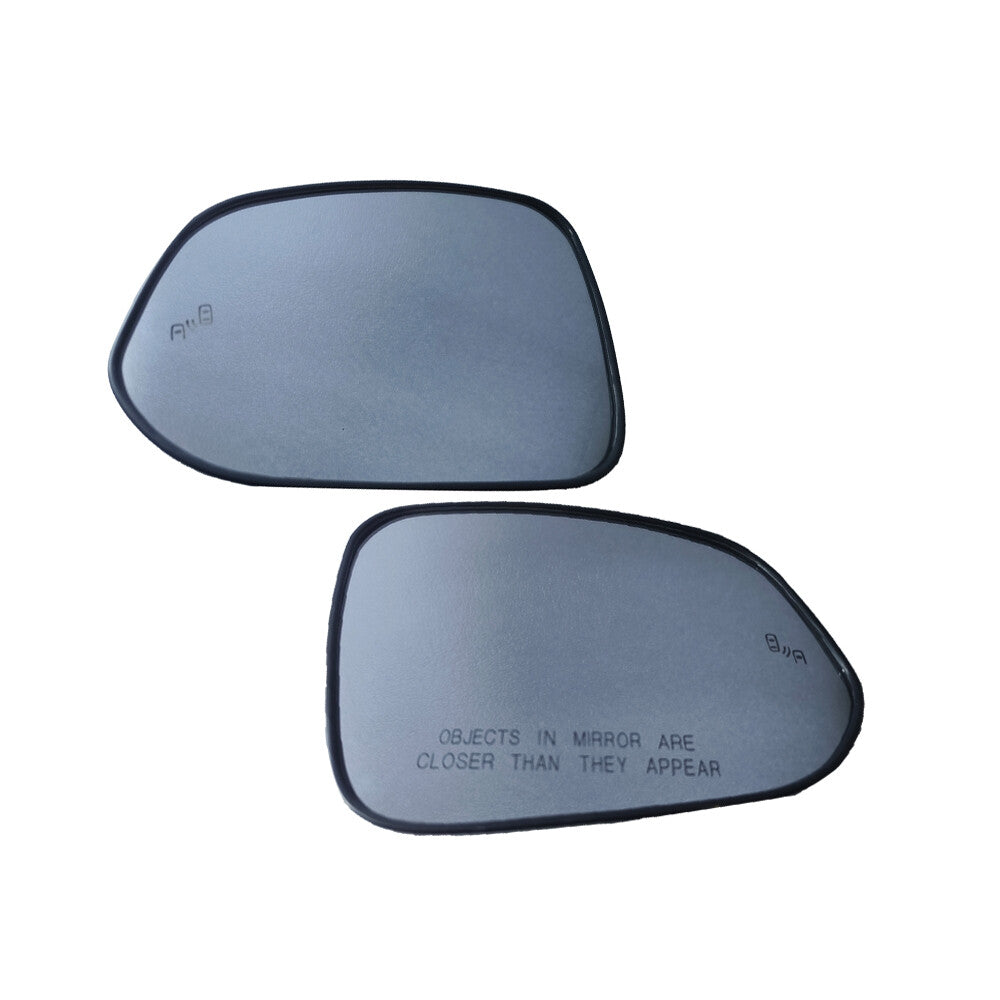 2x Front LH  RH Side Rearview Door Mirror Glass Heated Fit For Highlander 14-19 Q