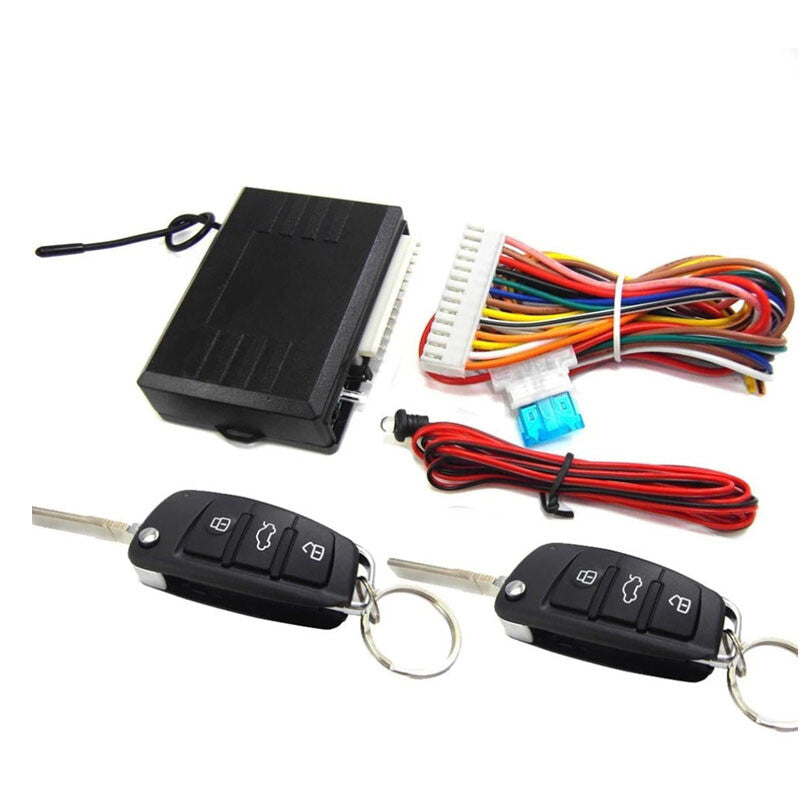 US 12V Keyless Entry Engine Start Alarm System Locking Push Button Remote Stop¡Á1 v