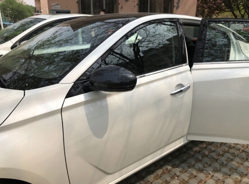 for Nissan Altima 2019-2022 ABS Carbon Fiber Rear Side View Mirror Cover Trim