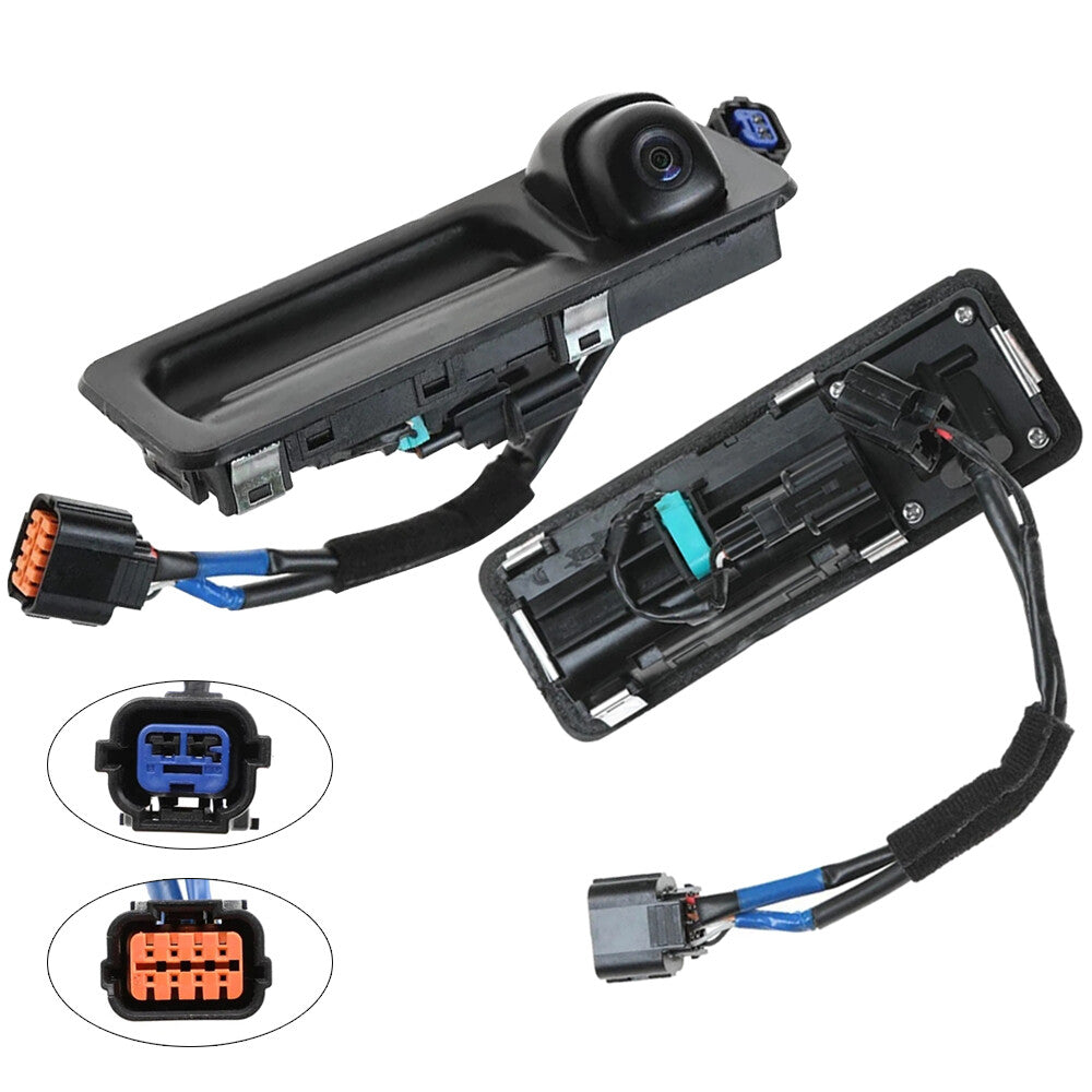 Rear View Camera with Trunk Button Replace Fits for Genesis 2014 2015 2016 Q