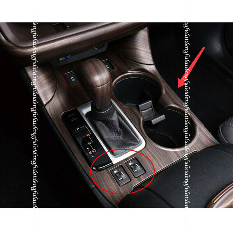 for Land Cruiser 2008-2021 Carbon fiber Car Inner Door Panel Strip Trim v