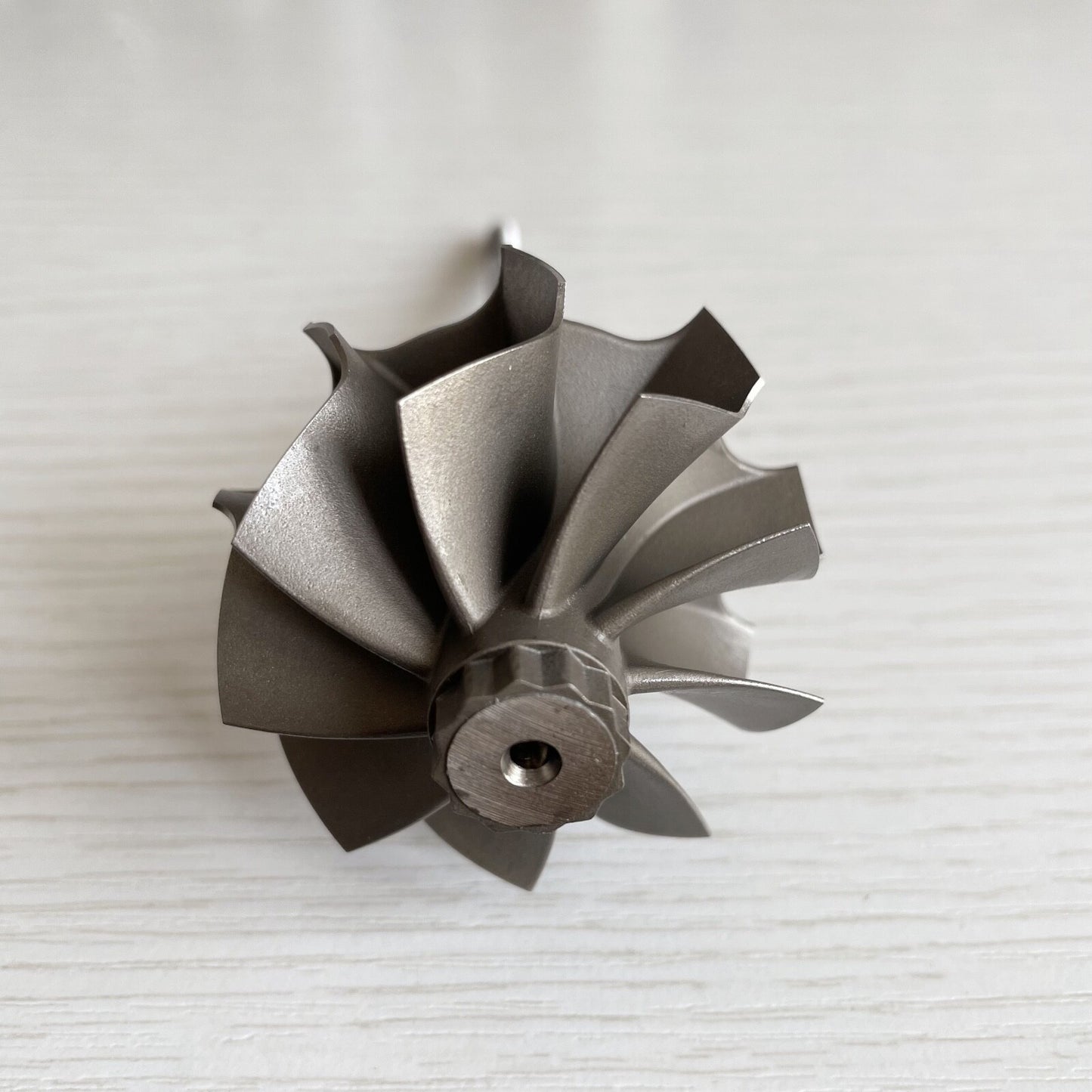 TD04HLRX Reverse 48.1/53 mm 9-blade turbine shaft and wheels for Mitsubishi