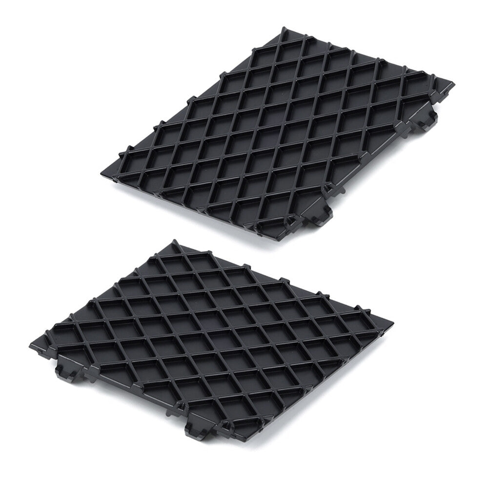 2-Piece Set for E60 E61 M Sport Grille Front Bumper Cover Under-Mesh Grille Trim n