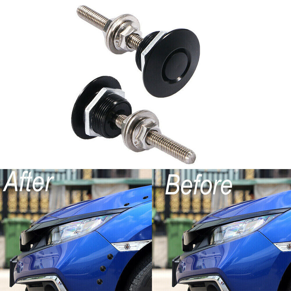 8¡ÁQuick Release Latch Lock Clip Push Button Bonnet Car Hood Pin Lock Clip Bumper