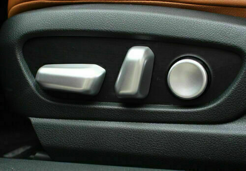 6P for Lexus UX200 250h 2019-2022 Silver Inner for Seat Adjustment Button Cover Trim