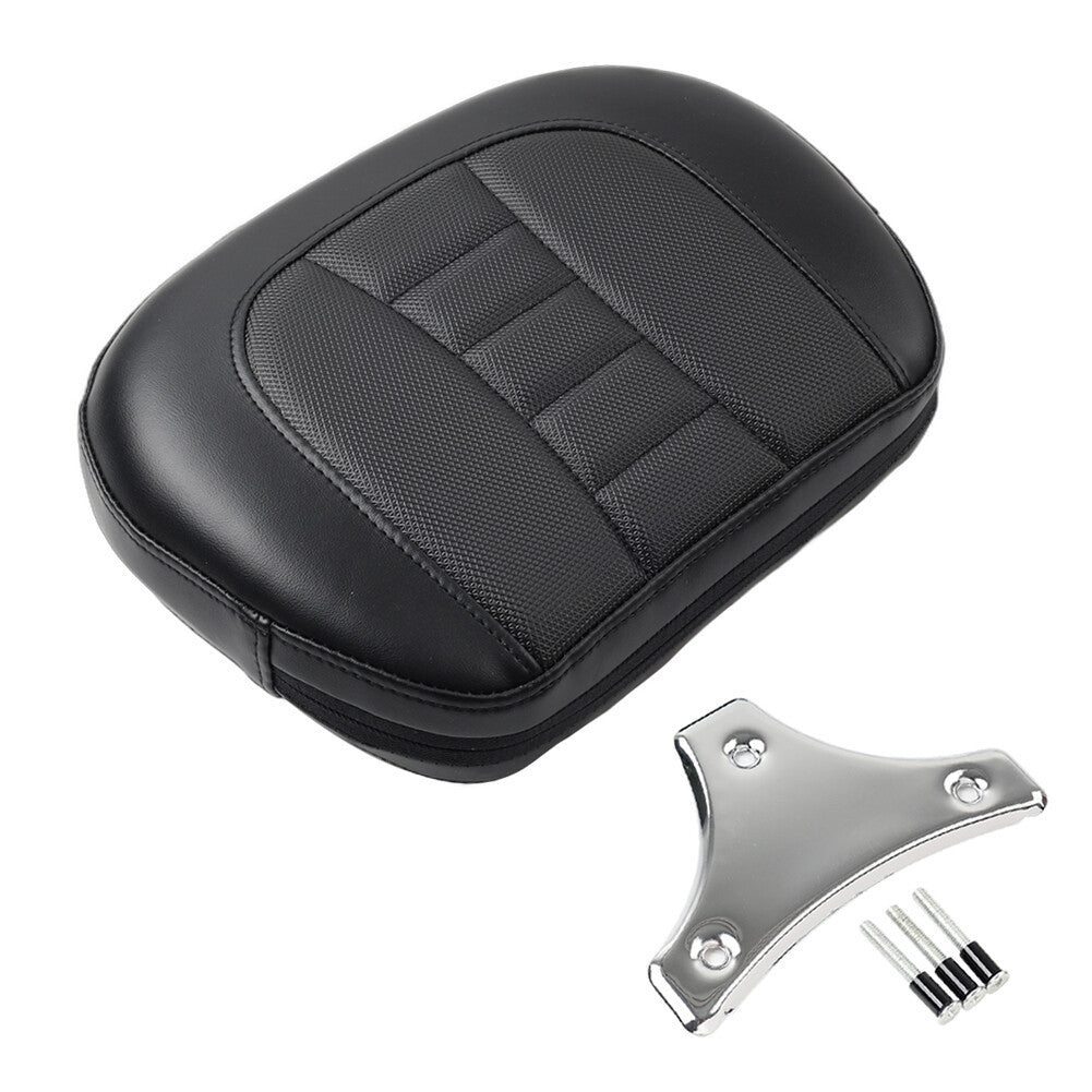 New Passenger Sissy Bar Backrest Pad Bracket For Touring Electra Street Glide
