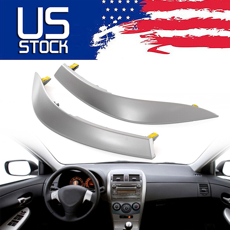 Center Dash Socket Ventilation Panel Trim Strip ABS Applicable to for Toyota for Corolla 2009-2013