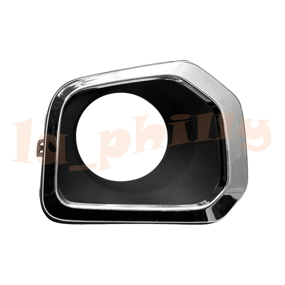 Left Fog Light Lamp Bezels Black Cover Chrome For 2016-2020 for Toyota Tacoma