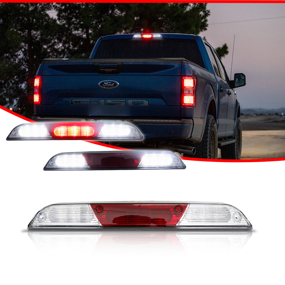 3rd High Mount LED Third Brake/Stop Light Transparent Suitable for 15+ , , F-350- v