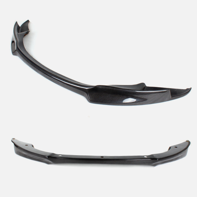 V Style Front Bumper Lip Real Carbon Fiber For 2008-2014 E92 M3 3 n