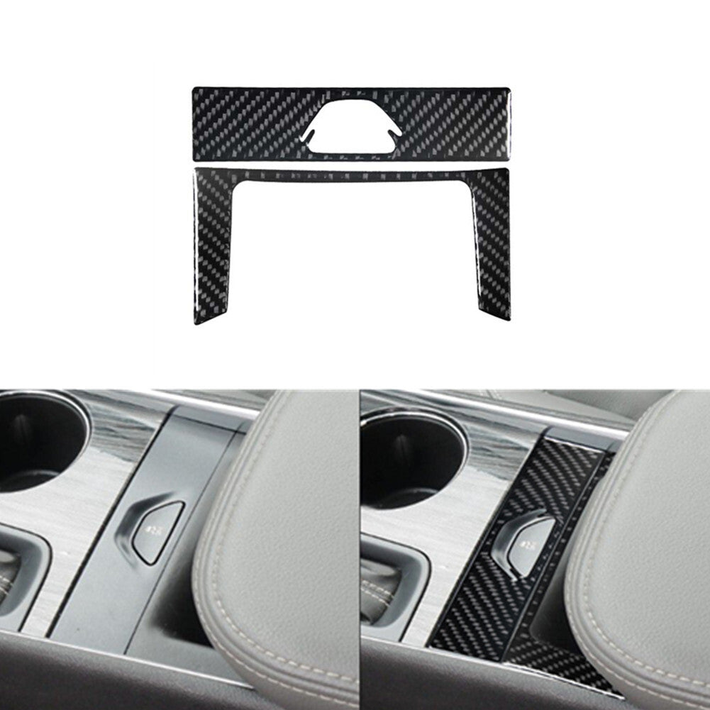 Carbon Fiber Interior Dashboard Panel Strip Trim for Audi A4 S4 2005-2008 v