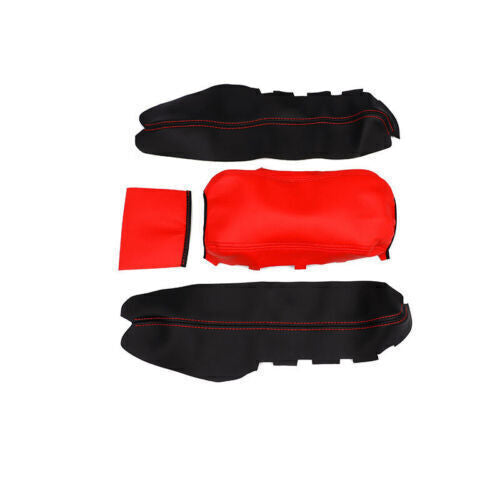 Central Console for Honda for Civic Red&Black Leather Cover Armrest Box 2018 2019-20 n