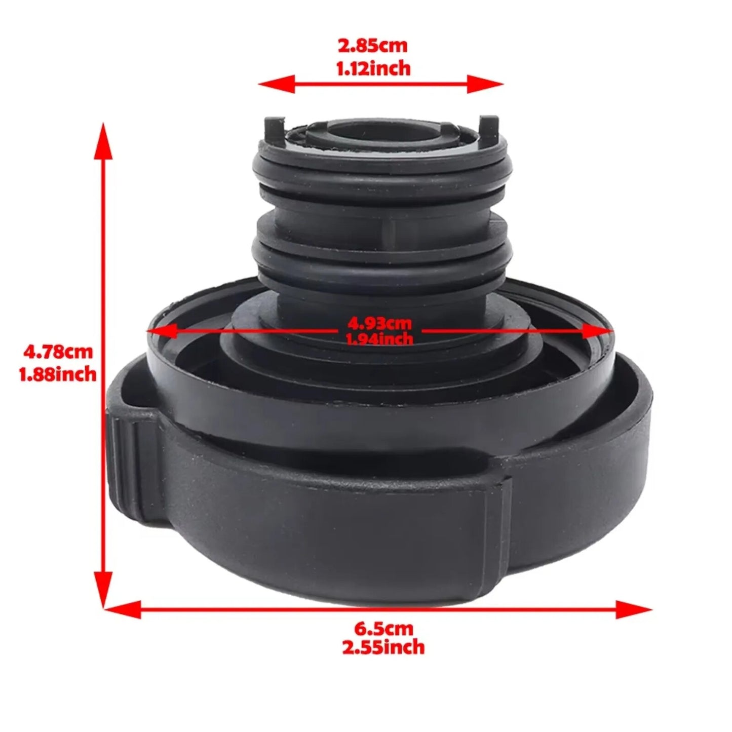 Radiator Expansion Tank Cap 17110152374 for BMW 5 Series E39 F07 GT F10 F11 LCI