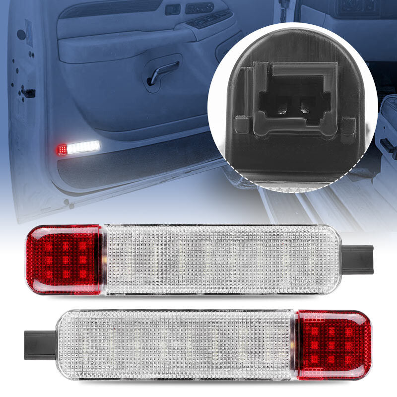 2PCS LED Door Courtesy Light for Chevy Silverado Tahoe Suburban for GMC for Yukon for Sierra