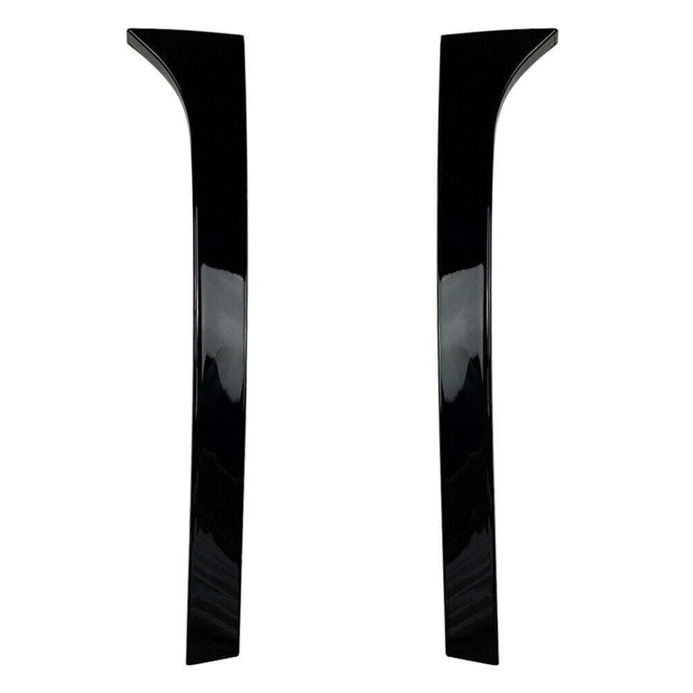 2x Glossy Black Rear Window Spoiler Side Wing Trim Cover Fit for Skoda Superb 08-15 Q