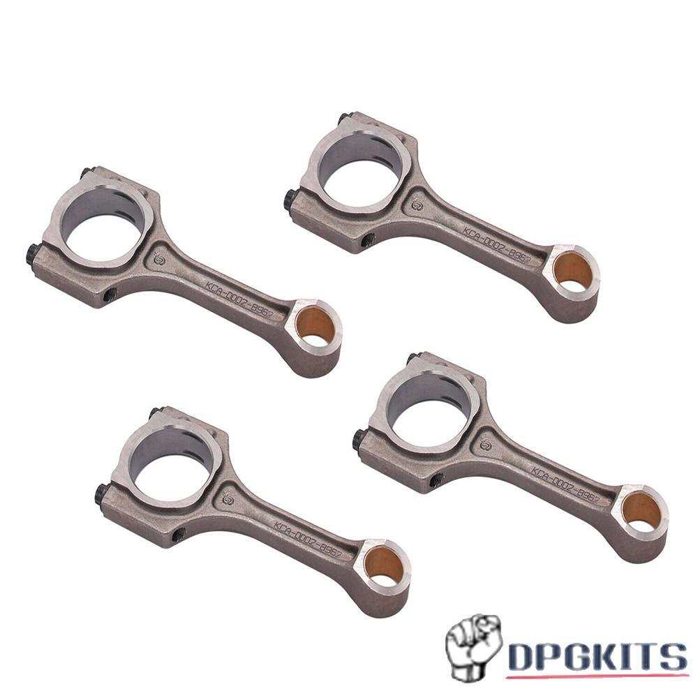 4Pcs Connecting Rod 23510-2B010 Fit for 2010-2018 for Kia Soul for Hyundai for Veloster 1.6L