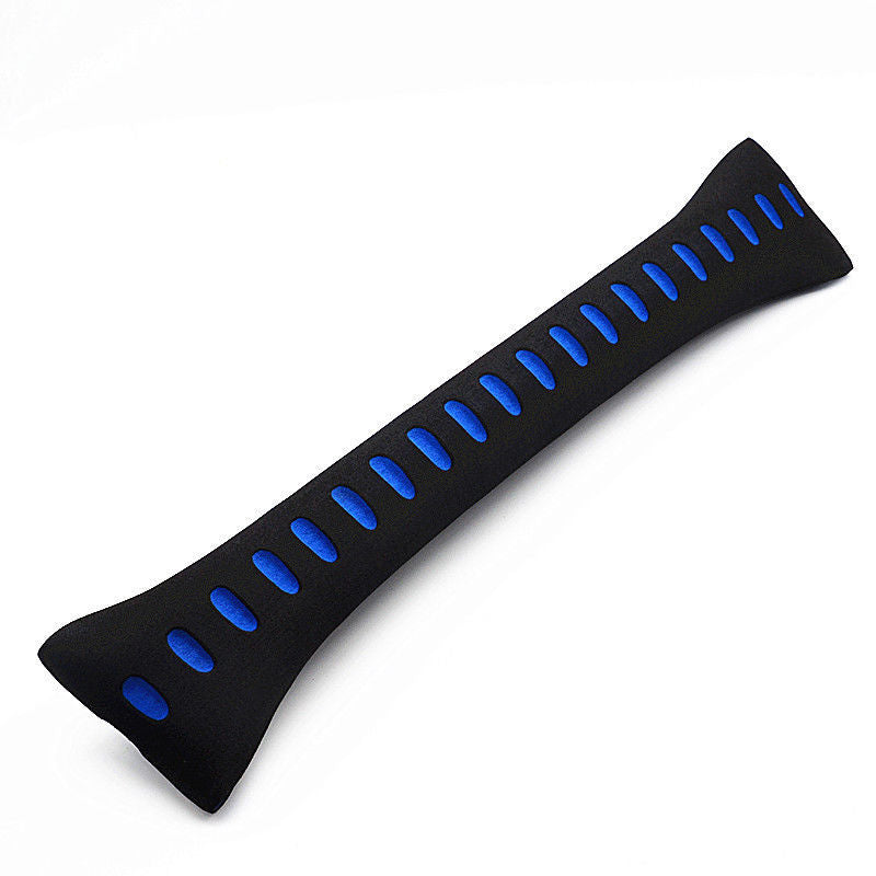 Universal BlackBlue Car 14.5-15.5in Sport Soft EVA Steering Wheel Soft Cover