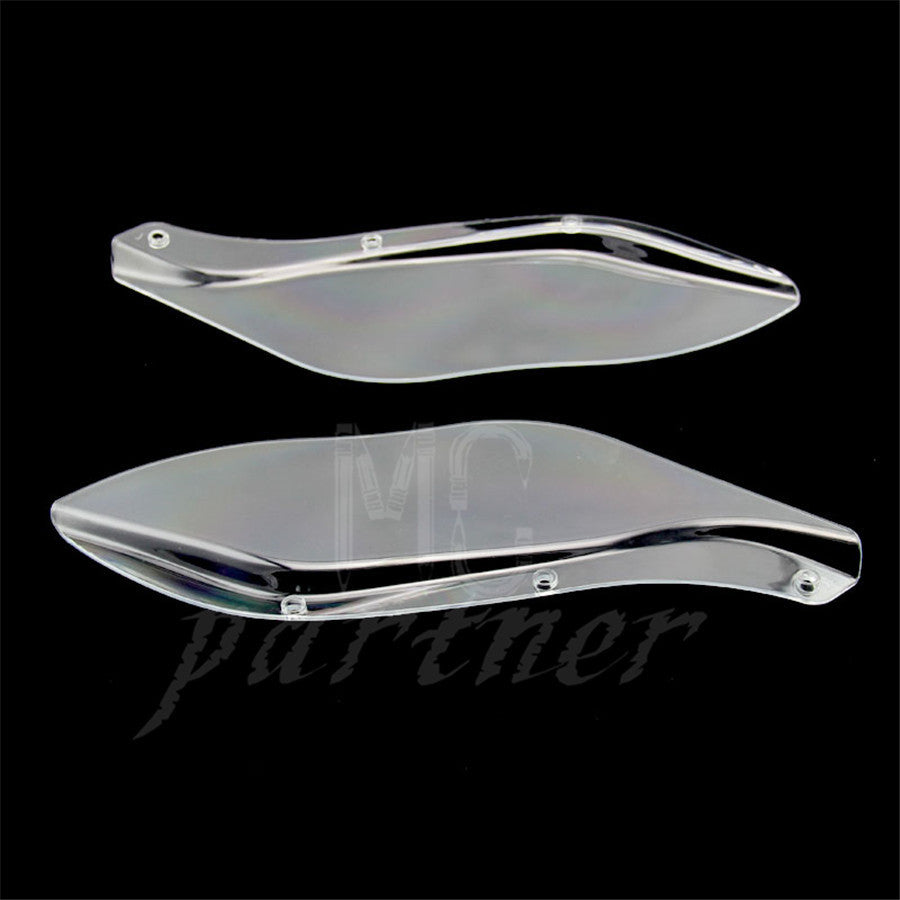 Clear wings Windshield Air Deflectors for Harley Street Glide Touring FLHR FLHT Q