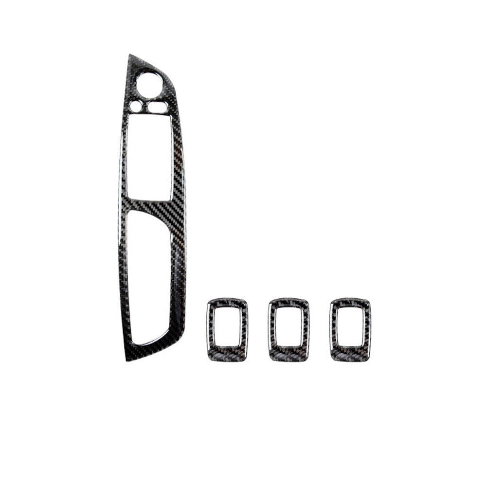 Red Carbon Fiber Overhead Console Control Trim Cover for Cadillac CTS 2003-2007 v