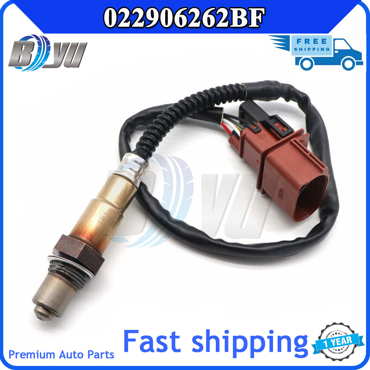 The 022906262BF oxygen sensor is suitable for Audi A6 V8 4.2L (05-11) and for Passat W8 (02-04). v