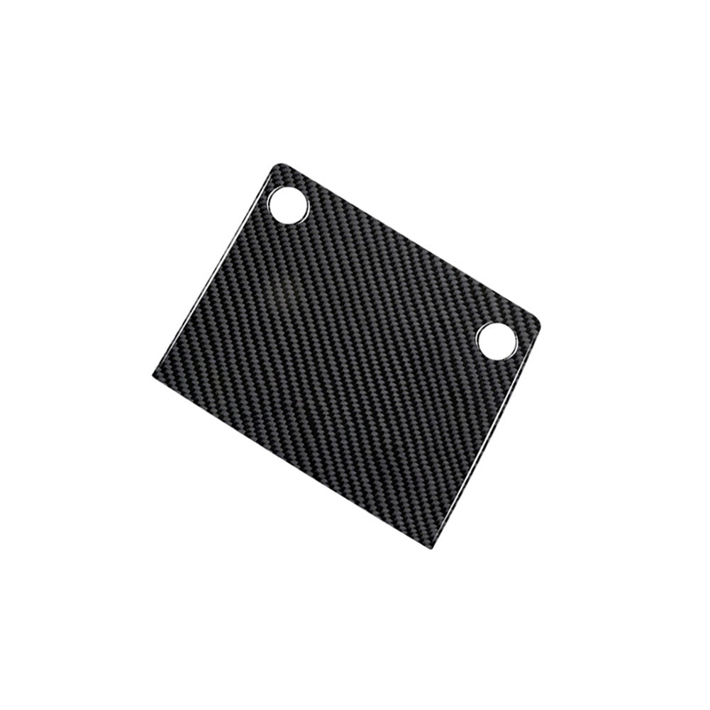Carbon Fiber Center Console Radio Panel Cover Trim For Explorer 2020-2023 v