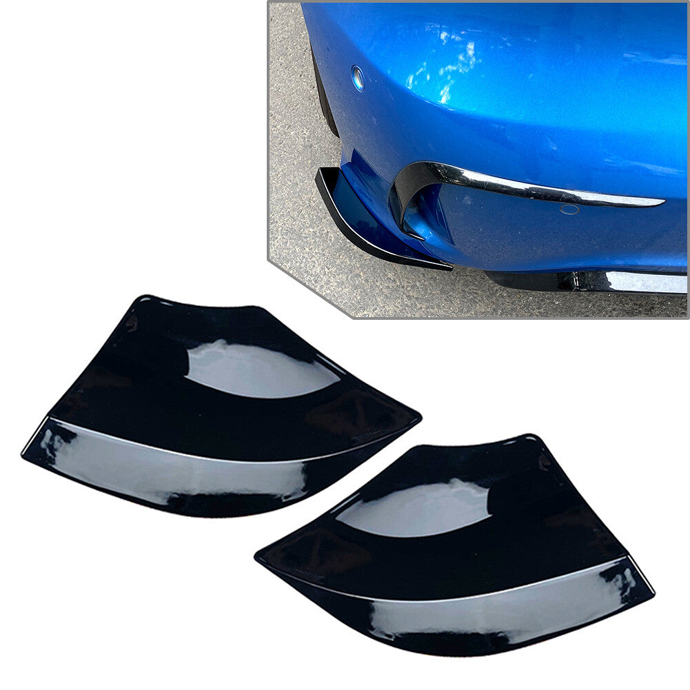 Side Splitters Spoiler Canards Fender for Benz A Class W176 A45 13-18 Black
