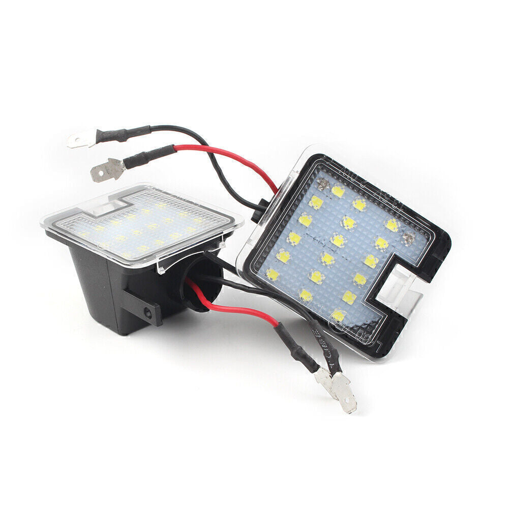 2x Rear License Plate Lights White Fit for Ford S-MAX C-MAX Kuga Mondeo