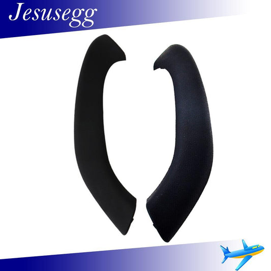 Pair Interior Door Handle Panel Cover Fit for BMW X2 F39 X1 F48 F49 16-19 Black Q