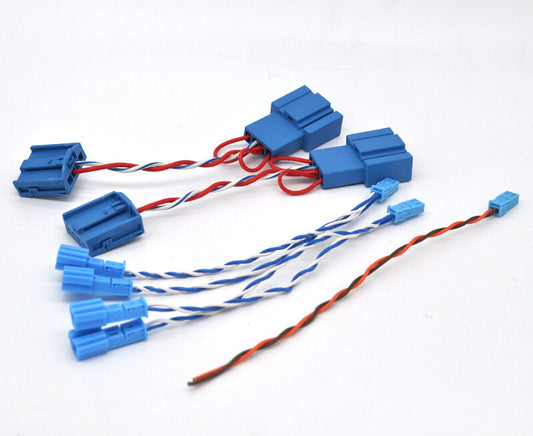 Set 5 subwoofer dash SPEAKER TWEETER Cables For f10 f11 f20 f30 f32 E90 E91 v