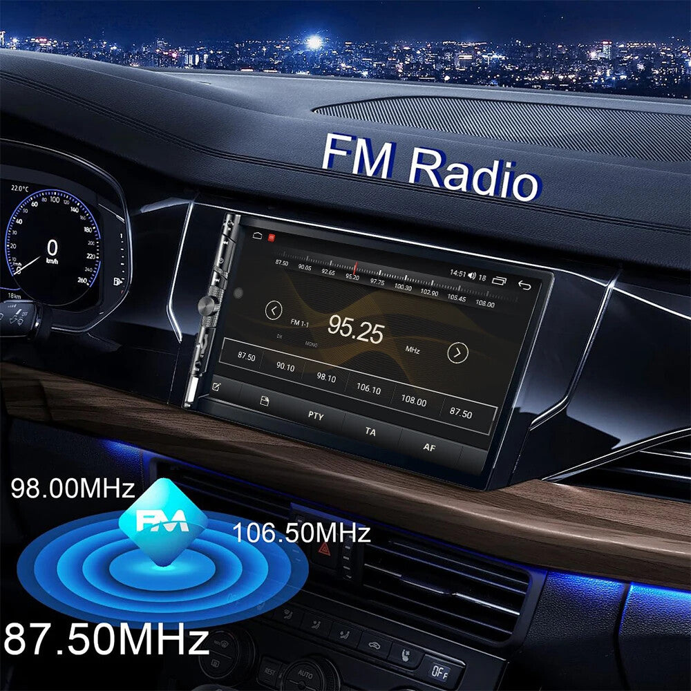 Car Radio Android 13 Auto Video Player Stereo GPS Navigation System intelligent