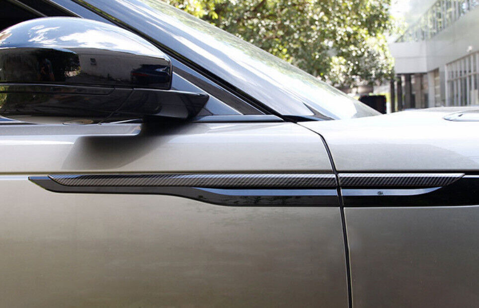 for Range Rover Velar 18-2023 Carbon Fiber Side Fender Air Wing Cover Trim 4X