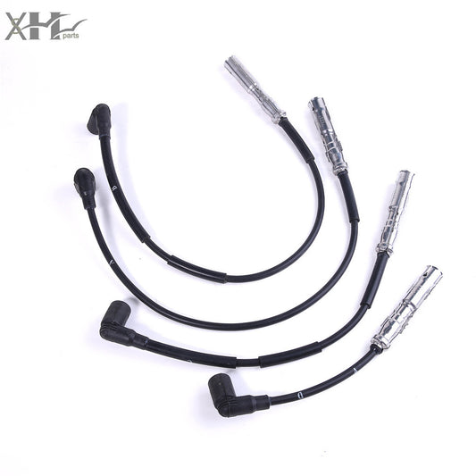 4Pcs Set Of Ignition Lead Wires for VW for Passat 1997-2011 1.6/2.0 8V 06A905430AH Q