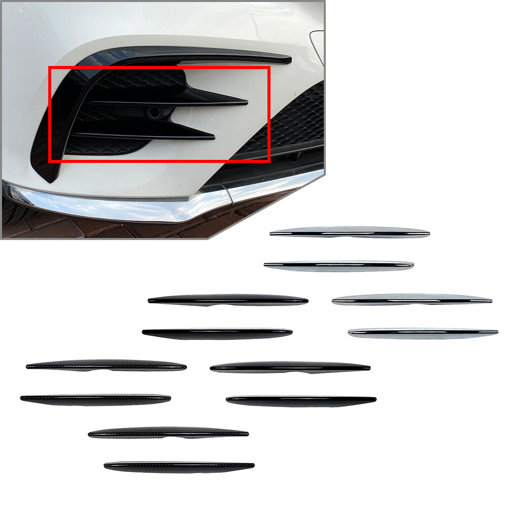 Front Fog Lamp Light Strip Trim for Mercedes Benz GLC Class X253 C253 16-19