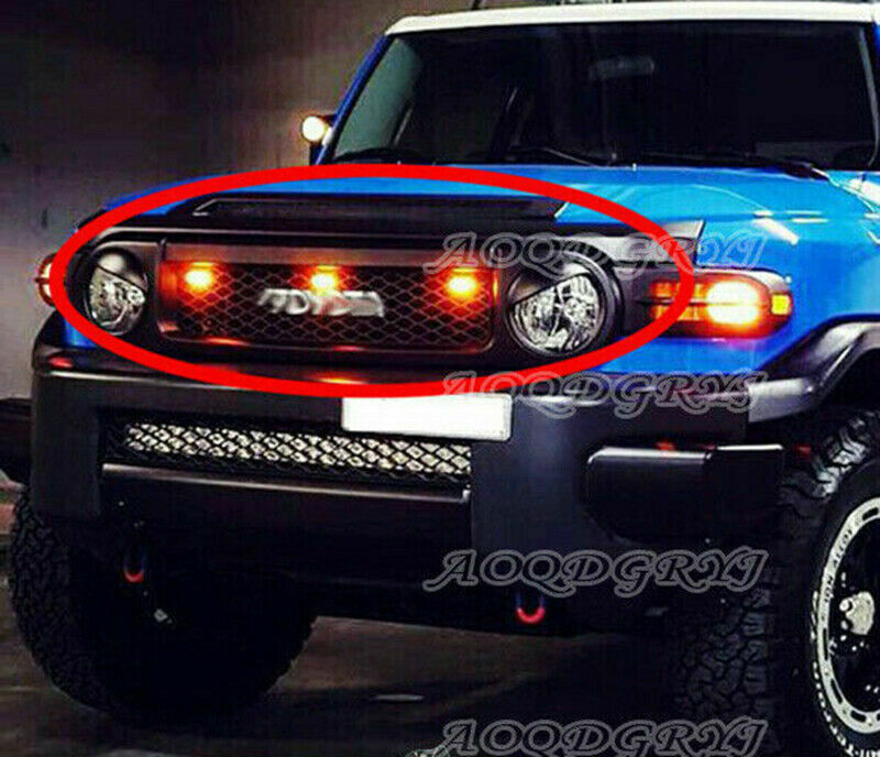 2007 - 2013 2014 for FJ Cruiser Tricolor Front Center Grille Cover Trim- v