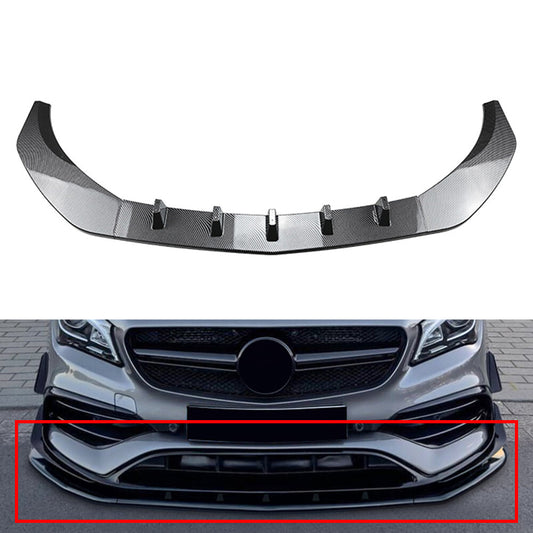 Front Bumper Spoiler Lip for Mercedes-Benz CLA Class C117 2016-2019