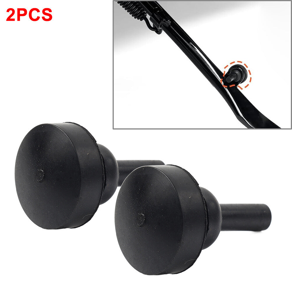 2x Rubber Kickstand Bumper for Harley 07-23 Touring Electra Glide Road King FLHR