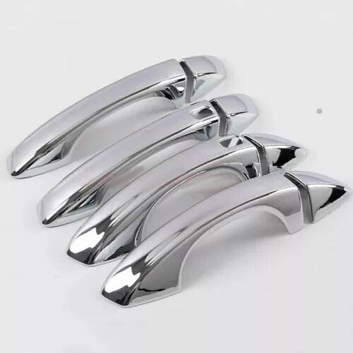 Chrome door handle cover for smart keyhole for VW Atlas 2018-2024