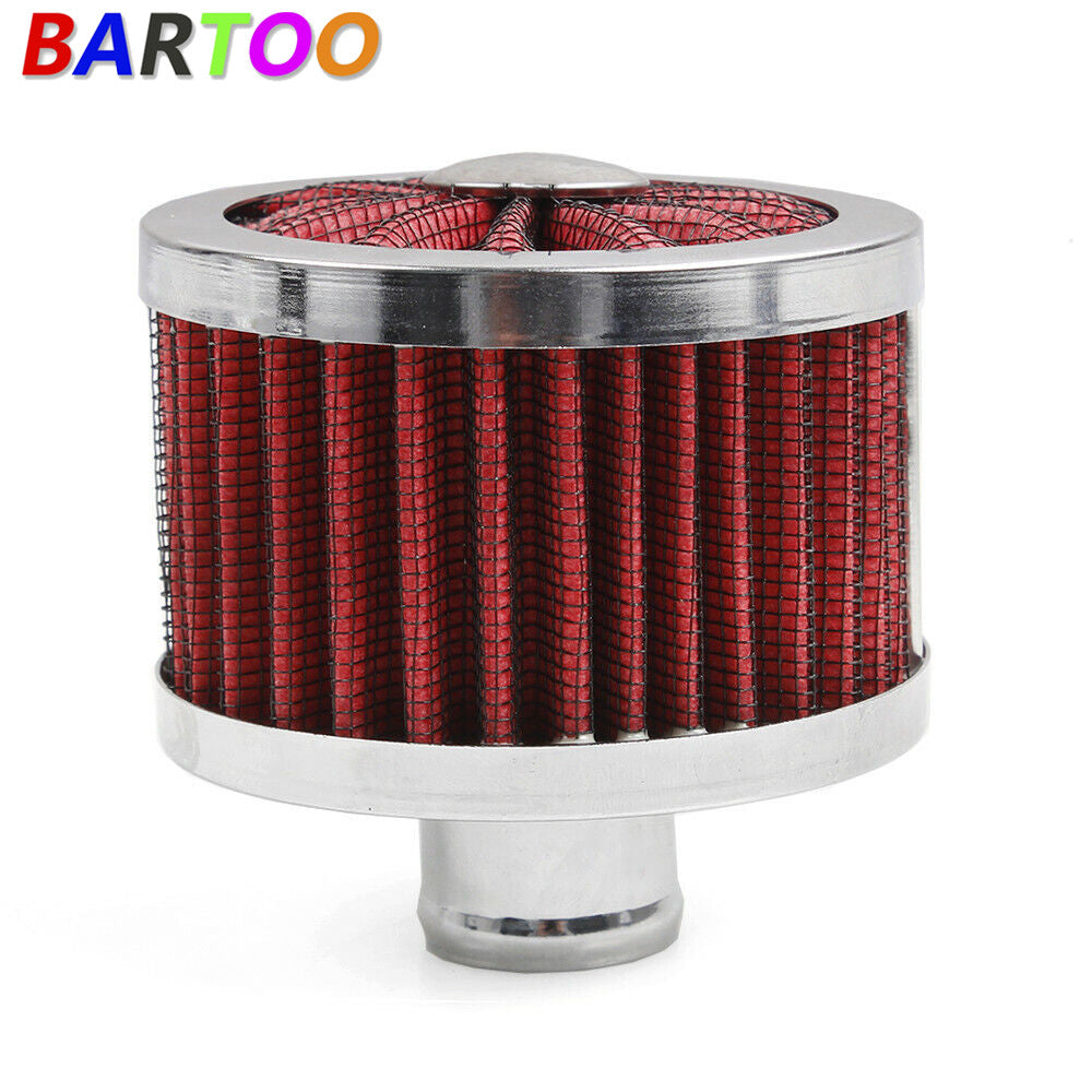 Red 1 Push In Vent Filter for Valve Cover Black 1 Extra Flow Breather Q