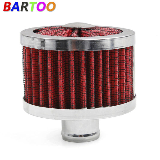 Red 1 Push In Vent Filter for Valve Cover Black 1 Extra Flow Breather Q