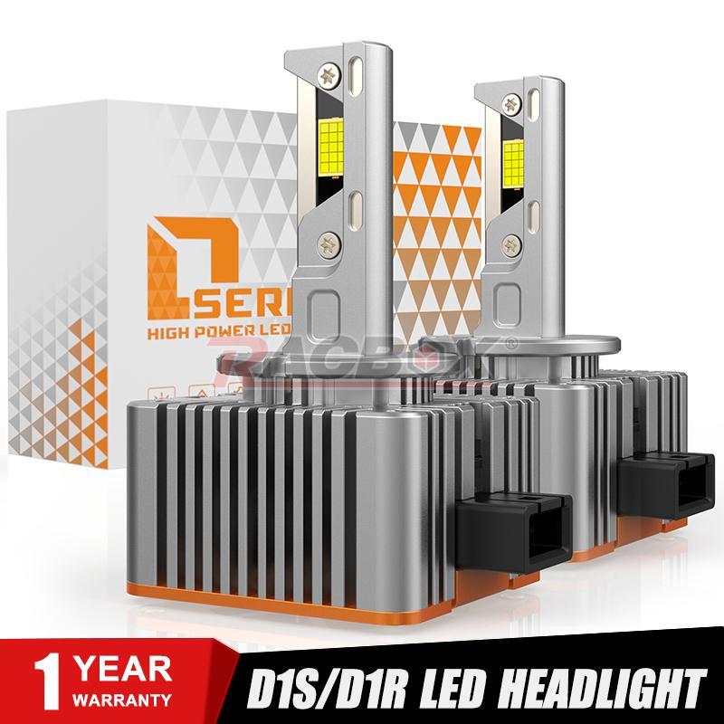 2x D1S D1R LED Headlight Bulb 6000K High Low Beam upgrade Bright Conversion Kit