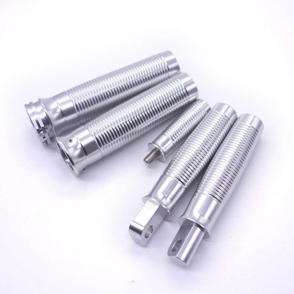 Silver Footrest FootPeg+Shifter Peg +Hand Grips for Harley Sportster XL 1200 883 Q