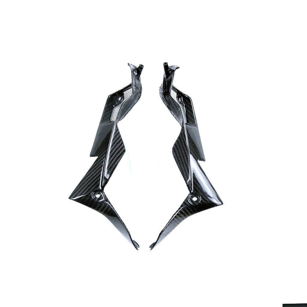 2014-2020 Real Carbon Fiber for Kawasaki Z1000 Front Side Panels Fairing Twill