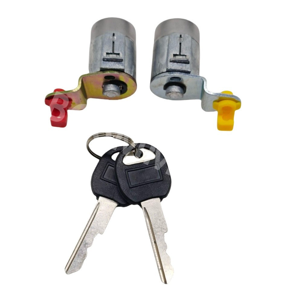 Car Door Lock Cylinder Set With Keys 2DLK4 Fit for Chevrolet Suburban 1992-1994