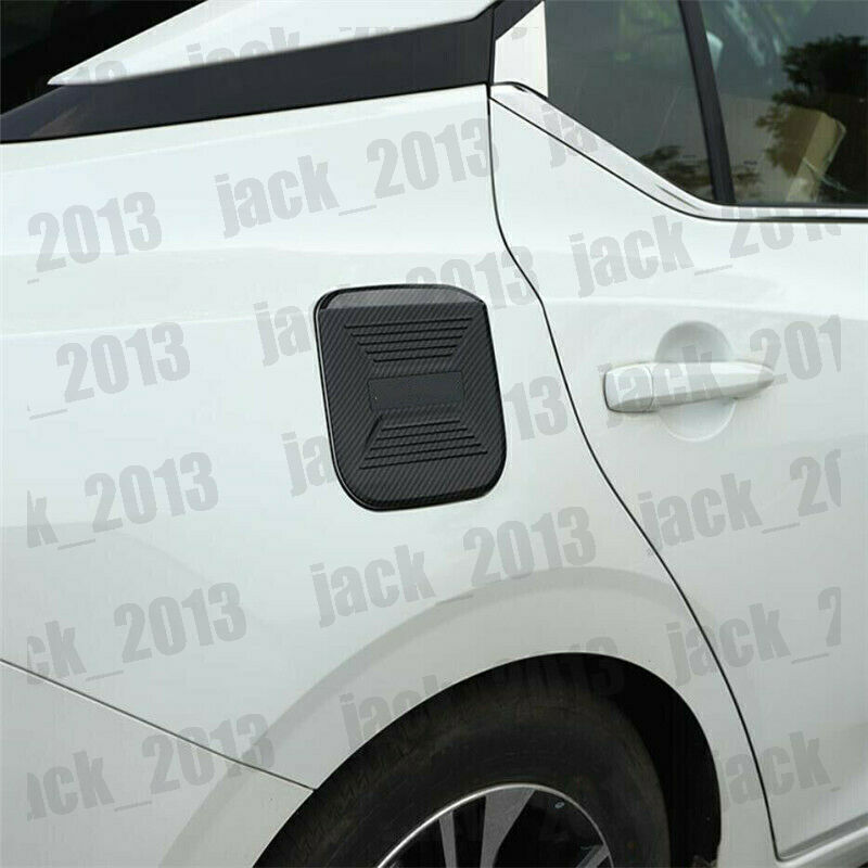Carbon Fiber Stye Fuel Gas Tank Cap Cover Trim for Nissan Sentra Sylphy 2020-24