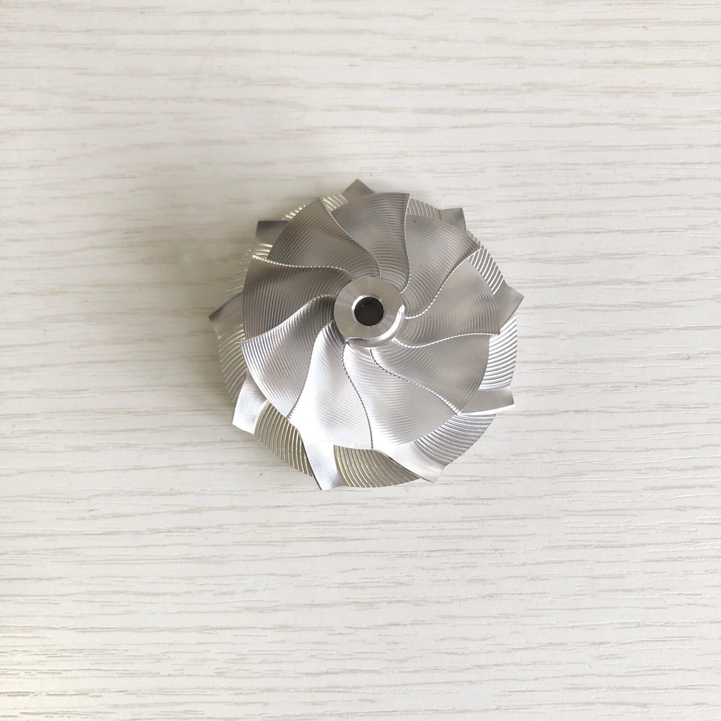 GT15-25 47.00/61.98 mm 9+0 Blade Point Milling Snake Billet Compressor Wheel
