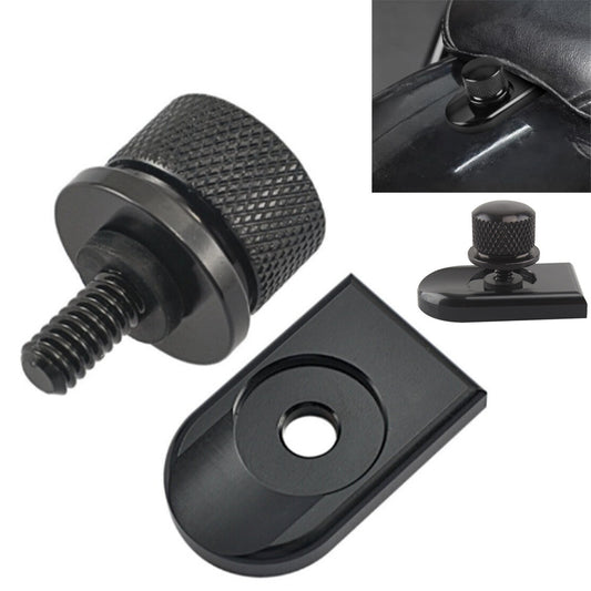 Black for seat bolt and screw mounting clip sleeve and nut kit for Harley Touring models - n