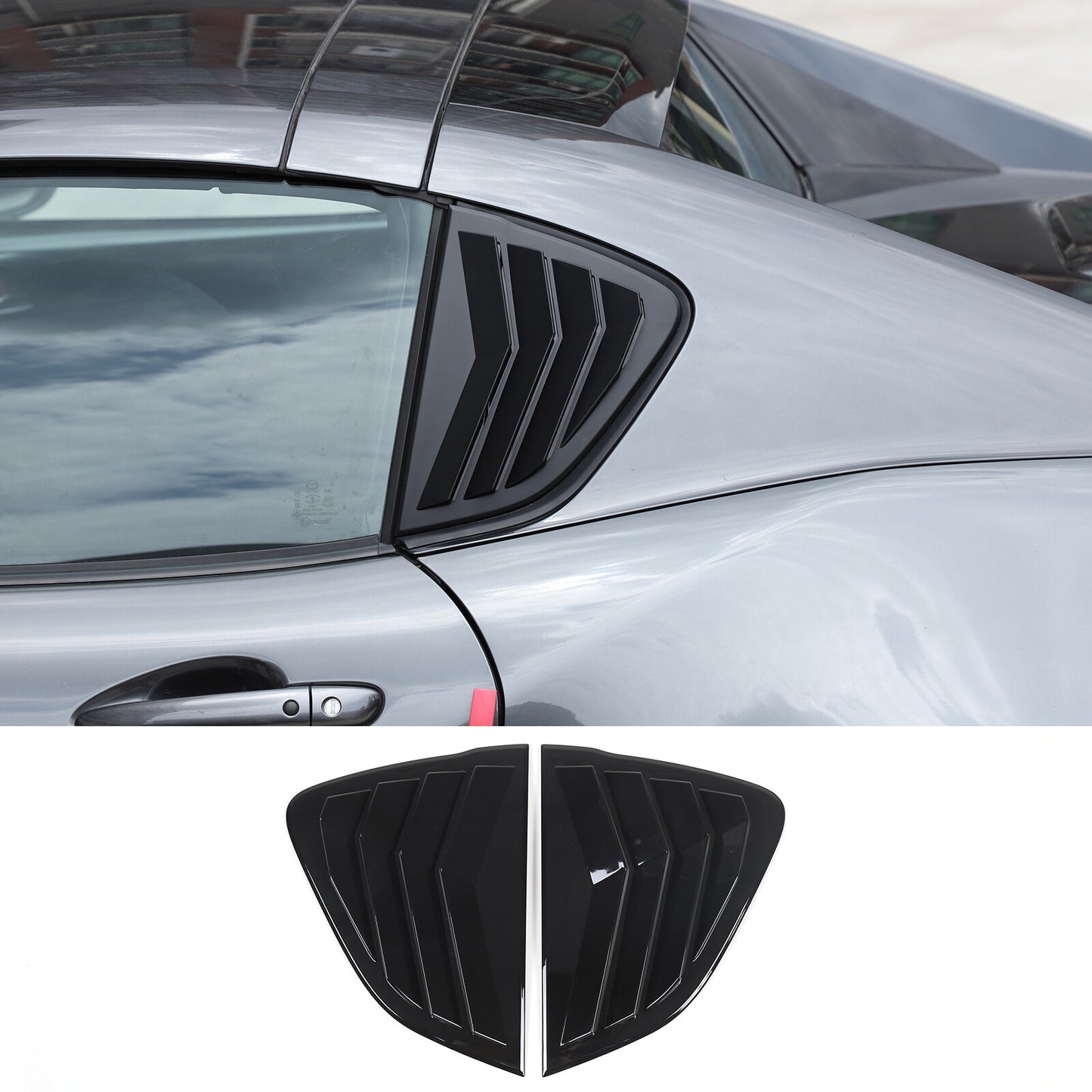 ABS Matte Black Gear Shift Rail Frame Cover Trim for Tundra 2014 - 2021- v