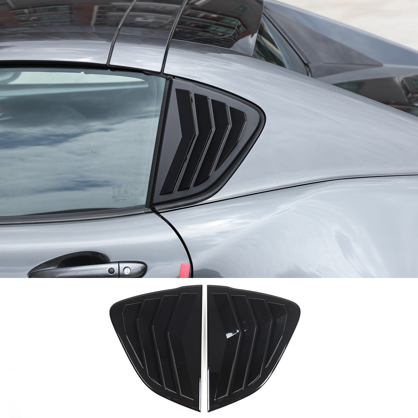 ABS Matte Black Gear Shift Rail Frame Cover Trim for Tundra 2014 - 2021- v