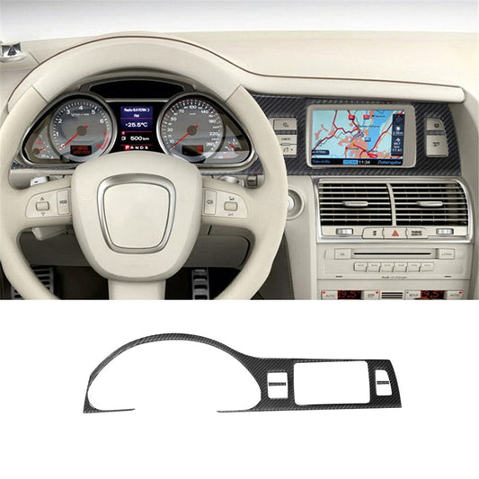 3X Carbon Fiber Dashboard Surround Trim for Audi Q7 2007-2015